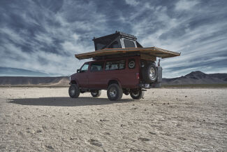 Tuff Stuff Overland 270 XL Driver Side Awning with Mounting Brackets TS-AWN-270-XL-D-KIT