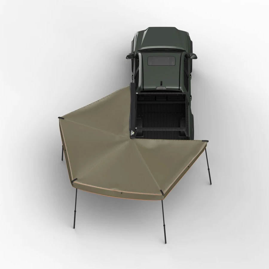Tuff Stuff Overland Awning, 270 Degree, Compact, Driver Side, Kit TS-AWN-270-4D-KIT
