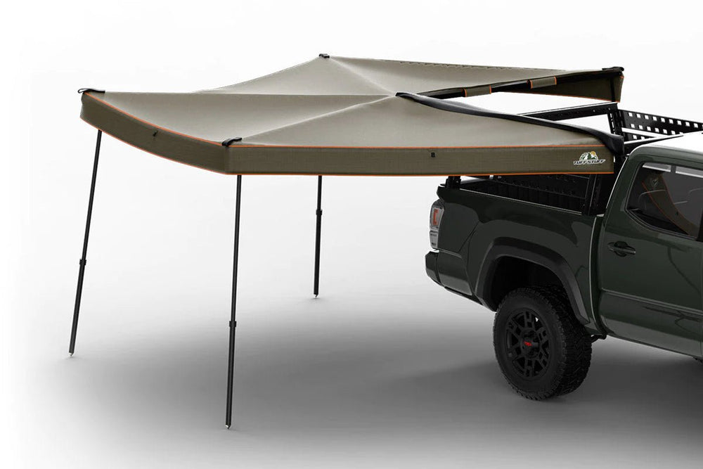 Tuff Stuff Overland Awning, 270 Degree, Compact, Passenger Side, Kit TS-AWN-270-4P-KIT