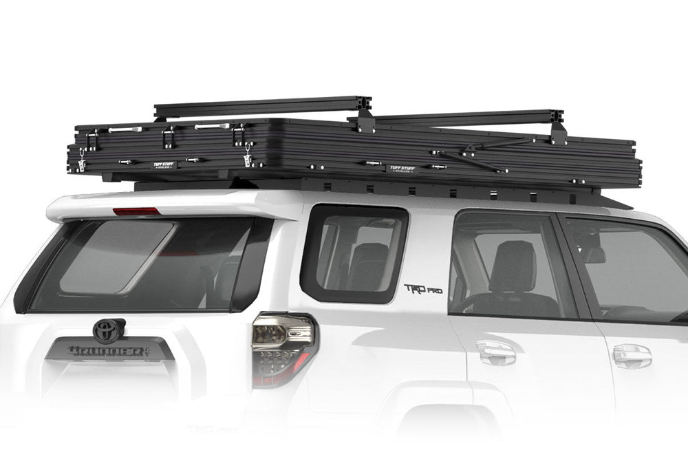 Tuff Stuff Overland Alpine FiftyOne Aluminum Shell Rooftop Tent TS-1-1800BLK