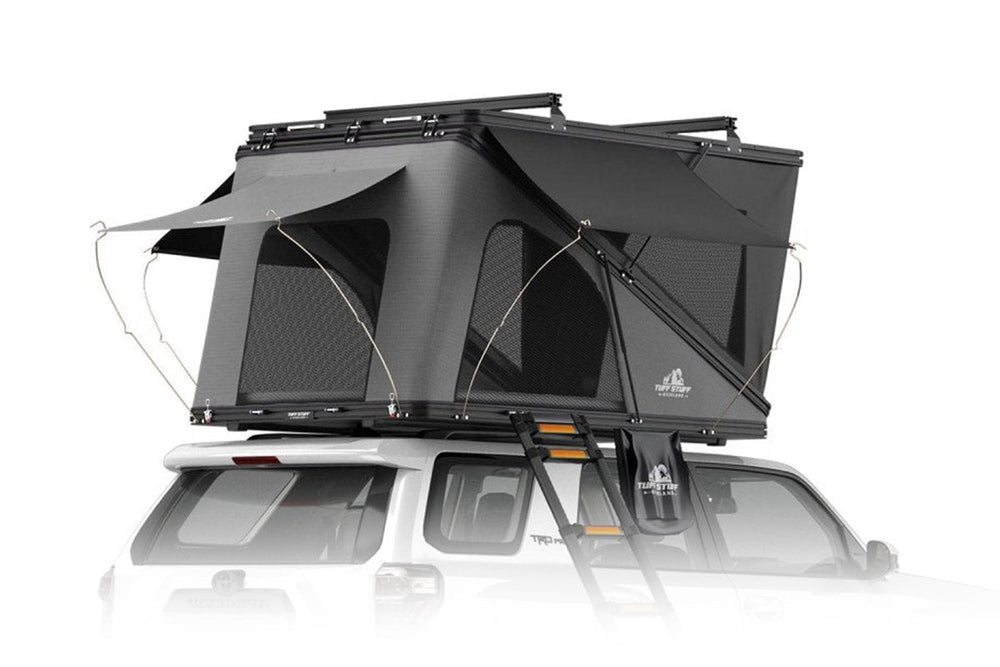 Tuff Stuff Overland Alpine FiftyOne Aluminum Shell Rooftop Tent TS-1-1800BLK