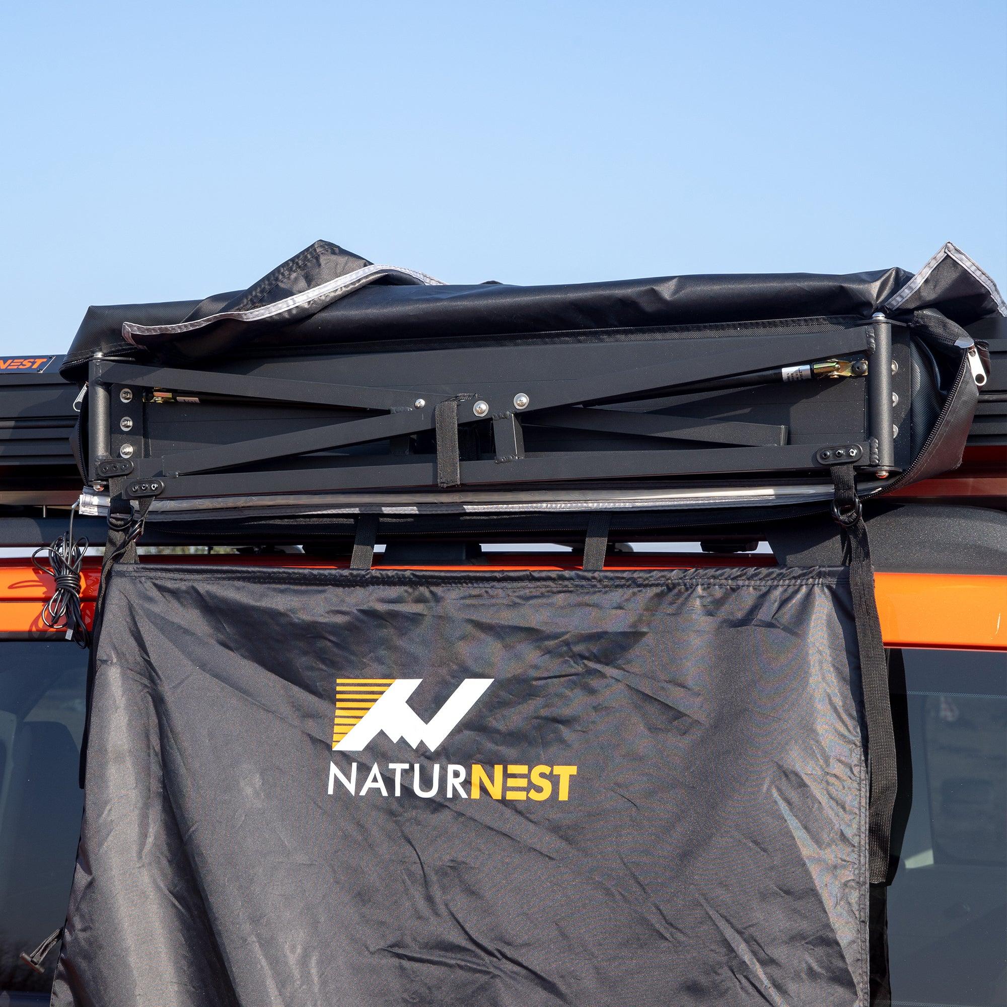 Naturnest Shower Awning – Privacy, LED Lighting & Easy Setup