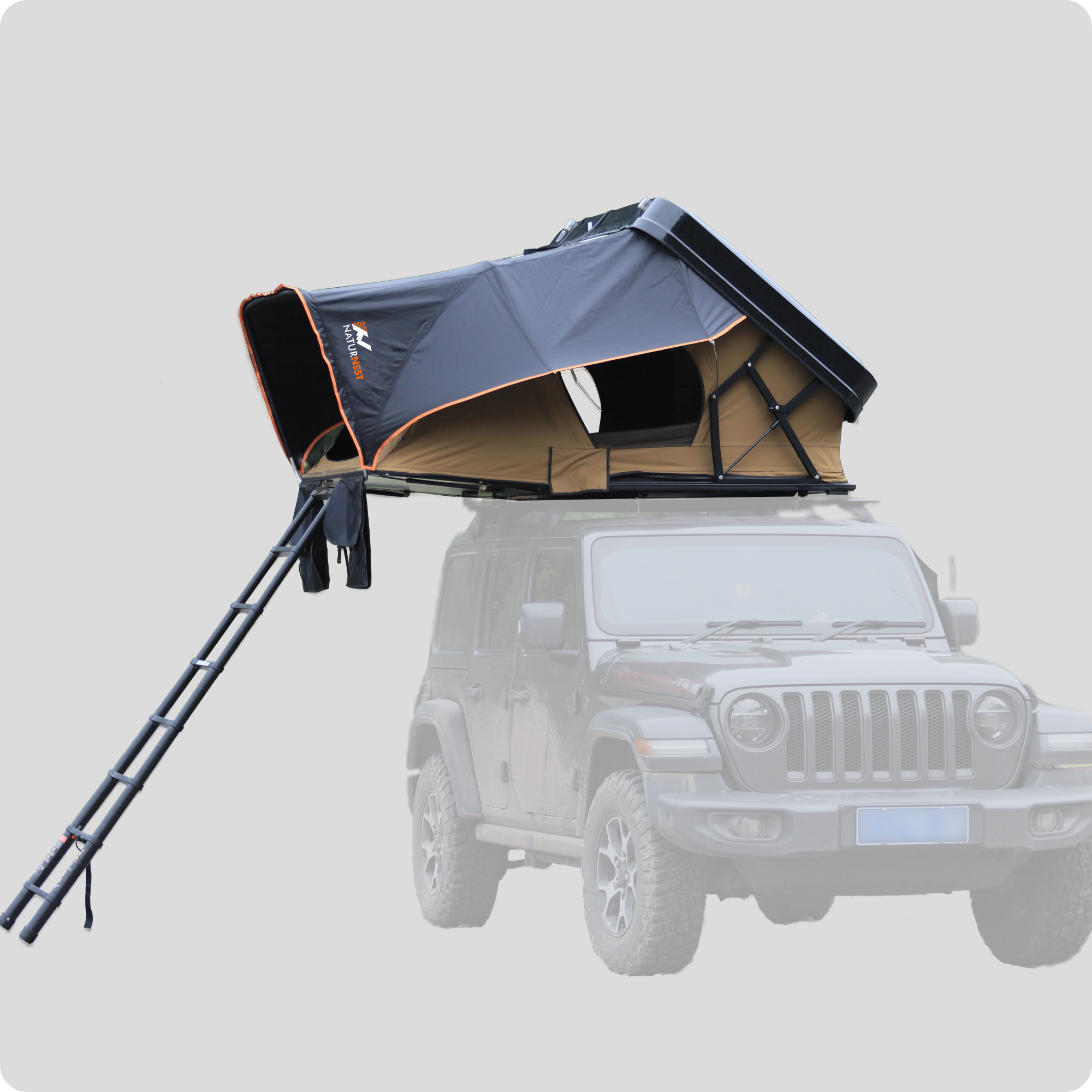 Naturnest Sirius 2 Clamshell Rooftop Tent XXL