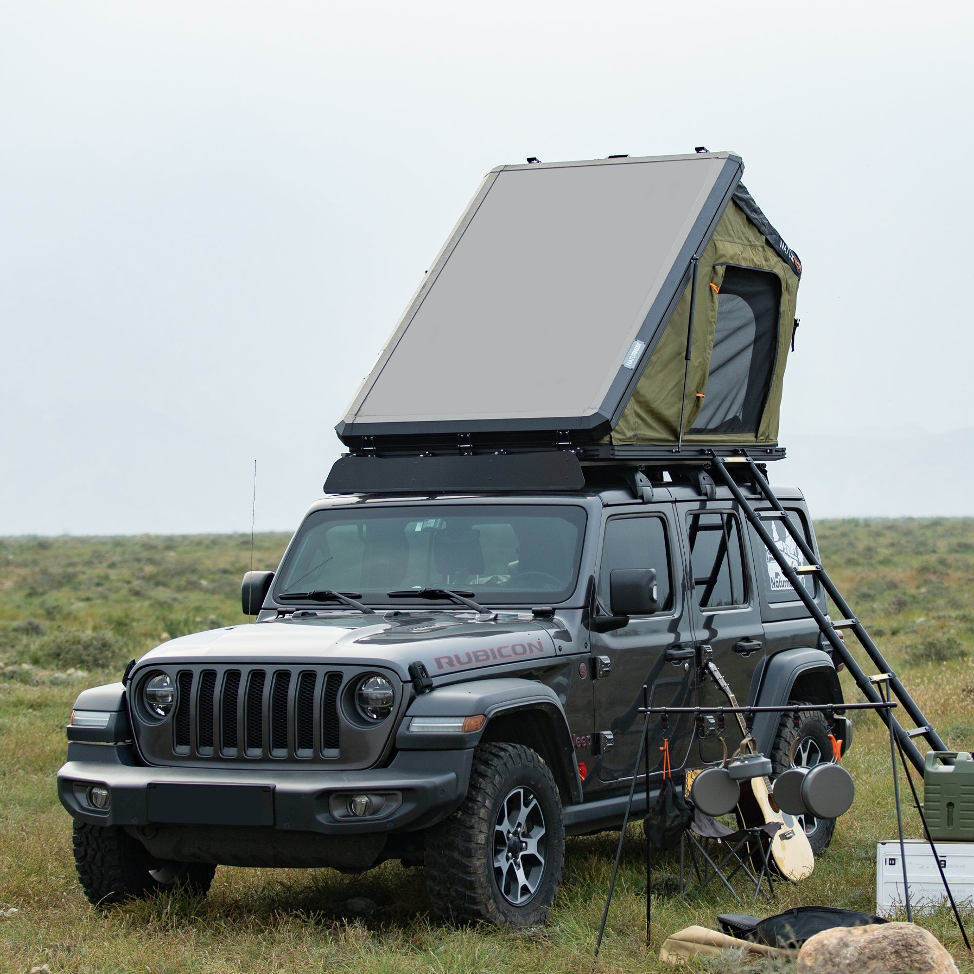 Naturnest Polaris Plus Triangle Roof Top Tent – Hard Shell, Waterproof GW-T04