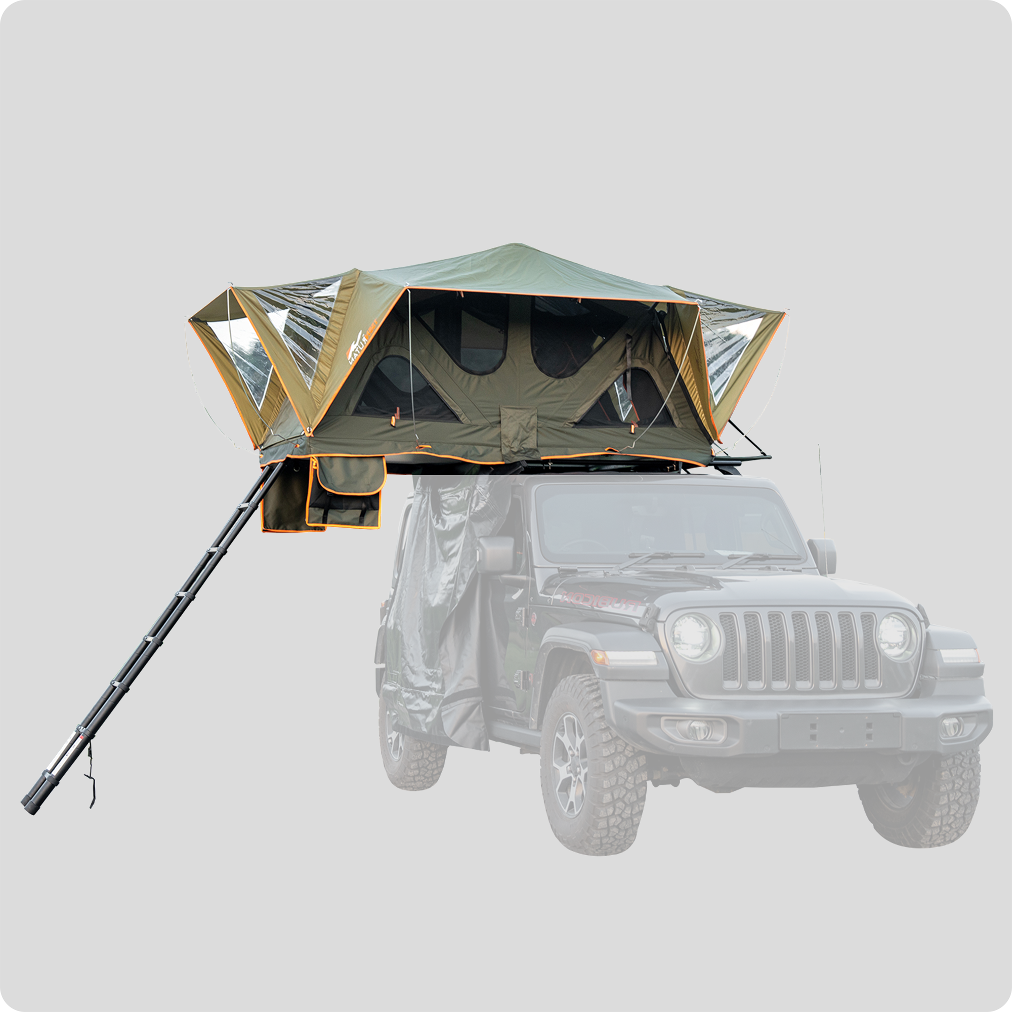 Naturnest Andromeda Roof Top Tent Dark Green