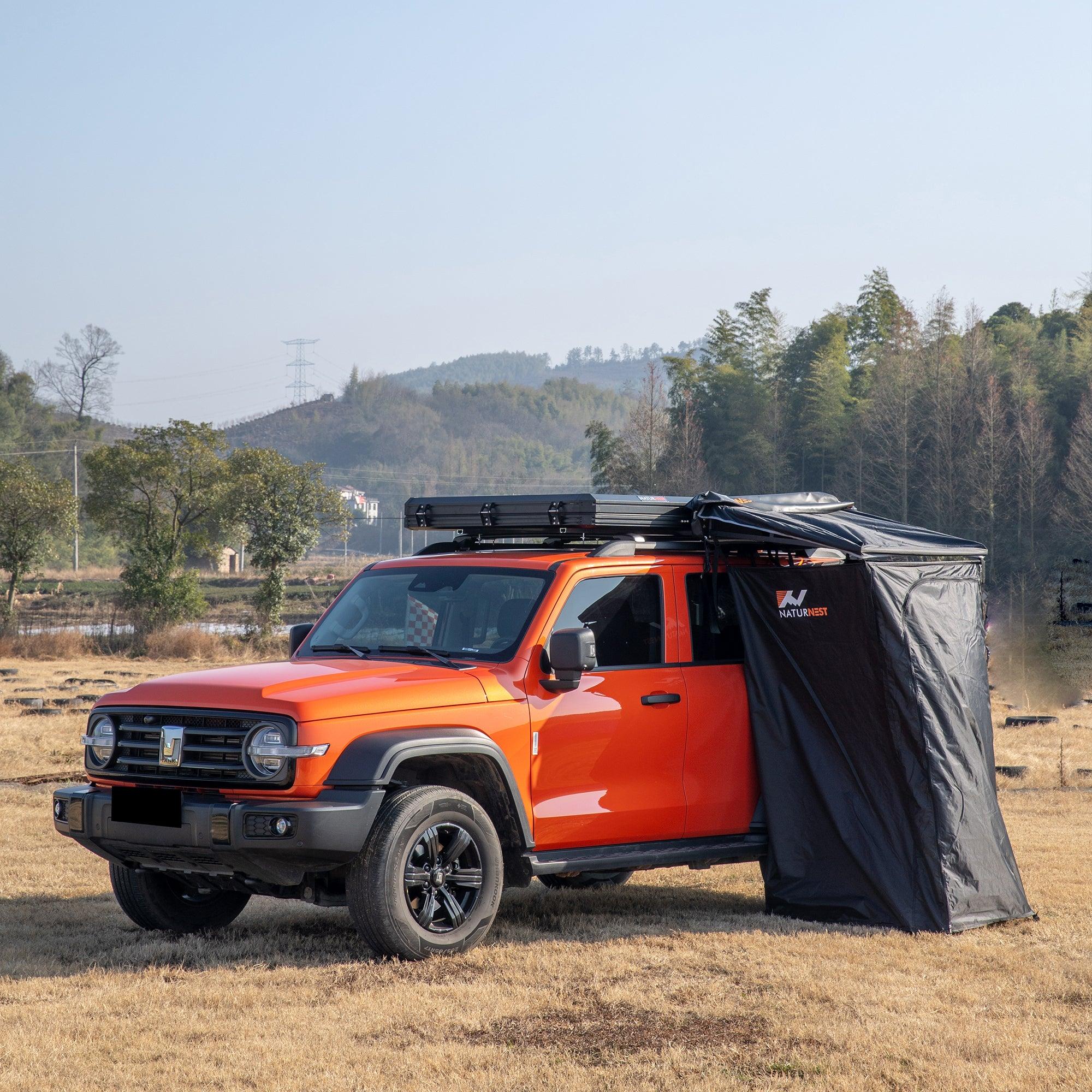 Naturnest Shower Awning – Privacy, LED Lighting & Easy Setup