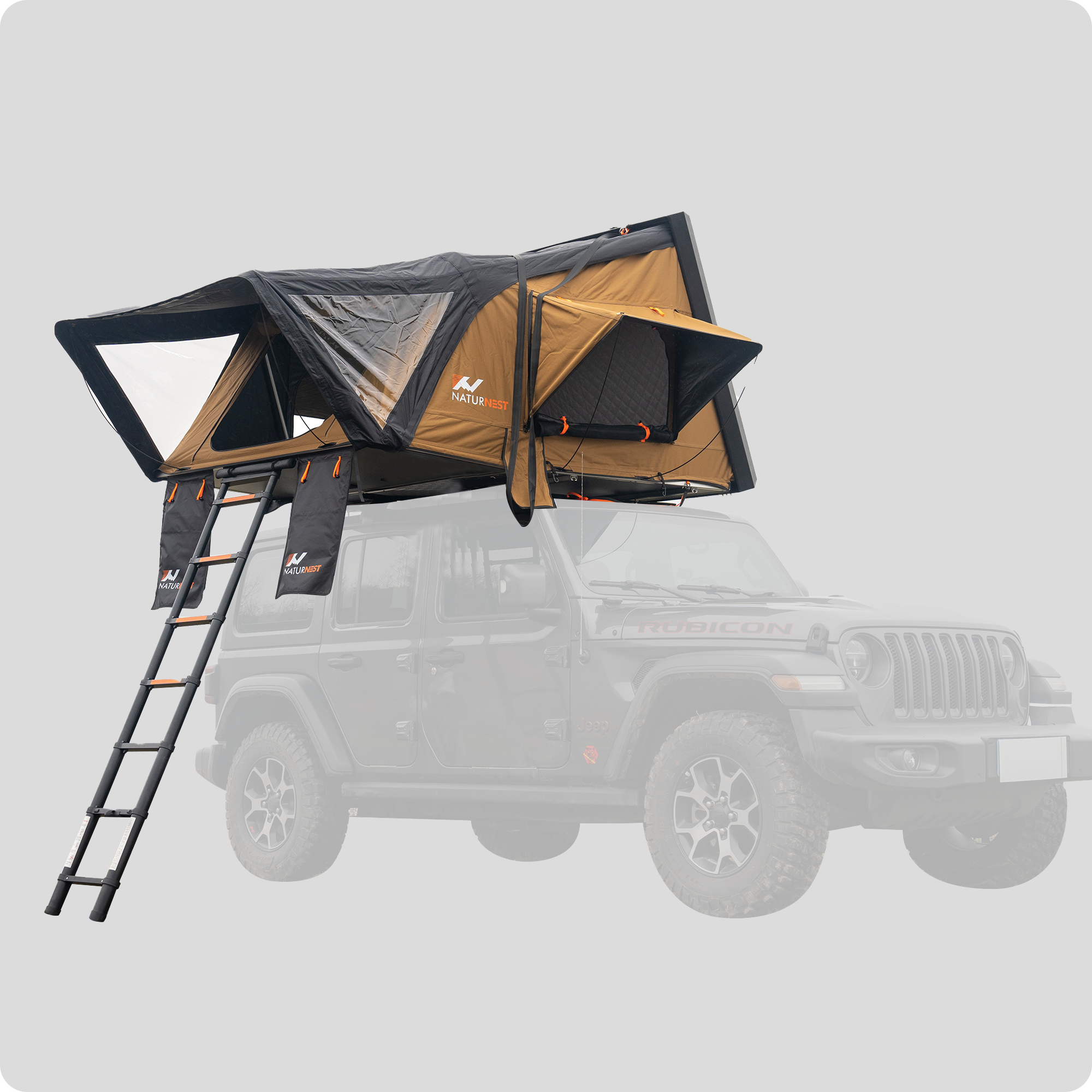Naturnest Sirius 3 clamshell roof top tent XXXL 3-4person
