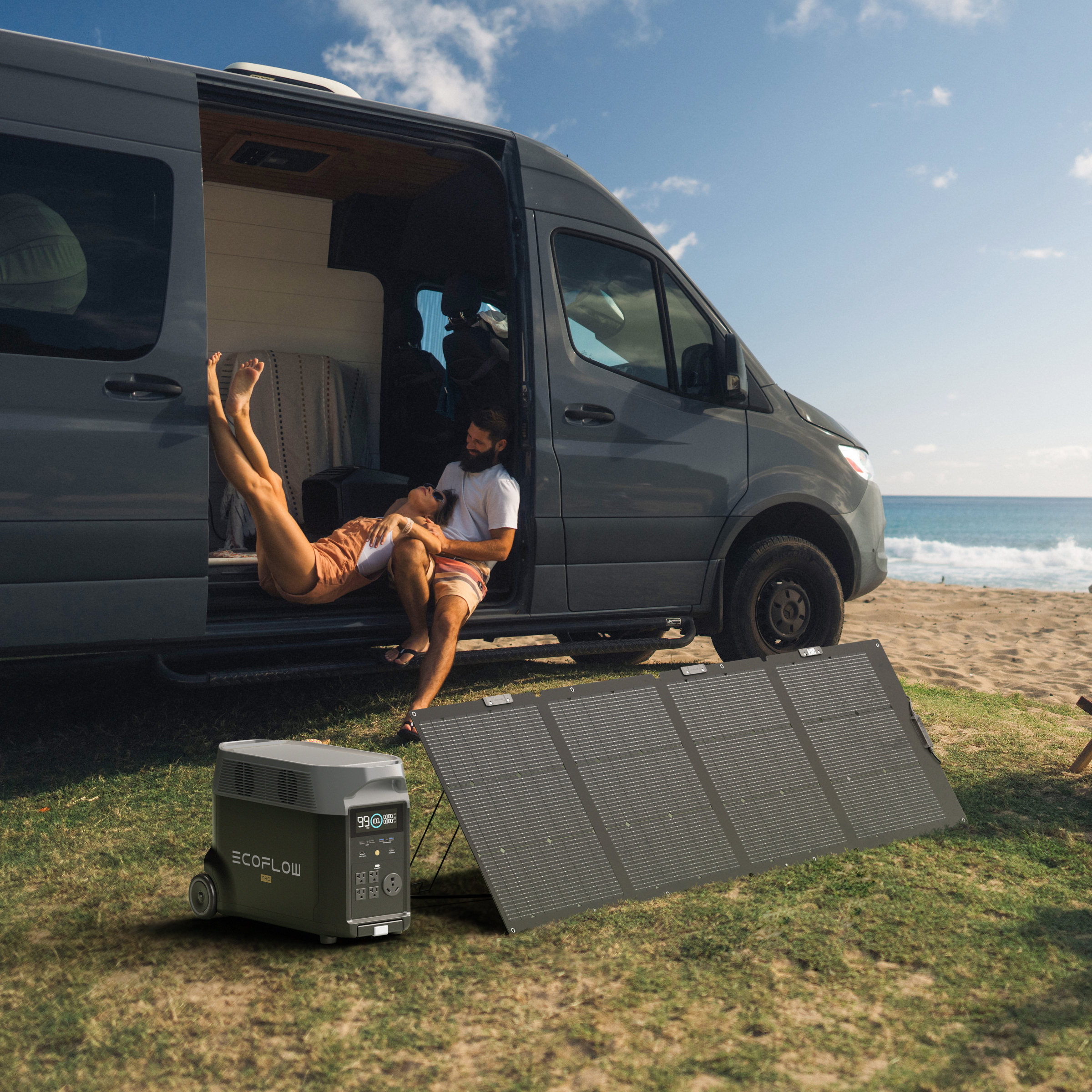 EcoFlow 220W Bifacial Portable Solar Panel