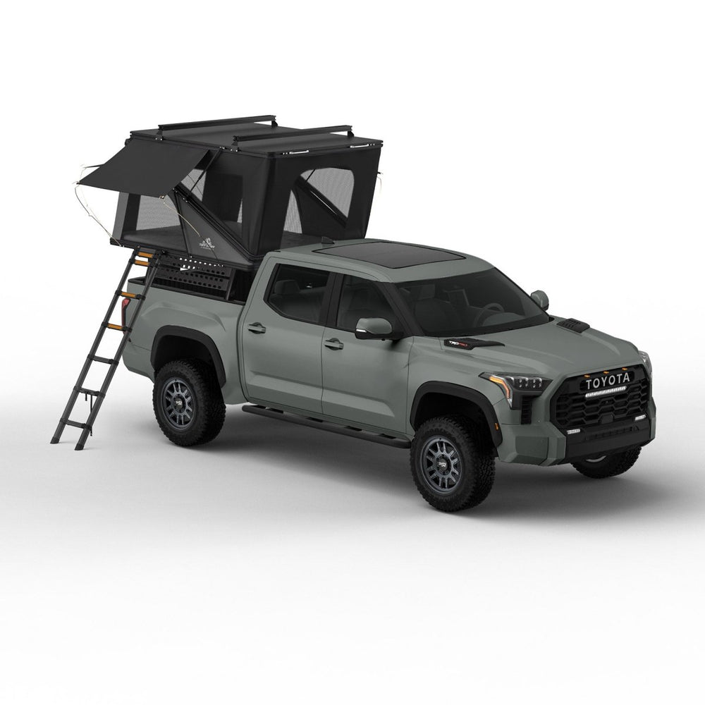 Tuff Stuff Overland Alpine SixtyOne Aluminum Shell Rooftop Tent TS-1-1900BLK