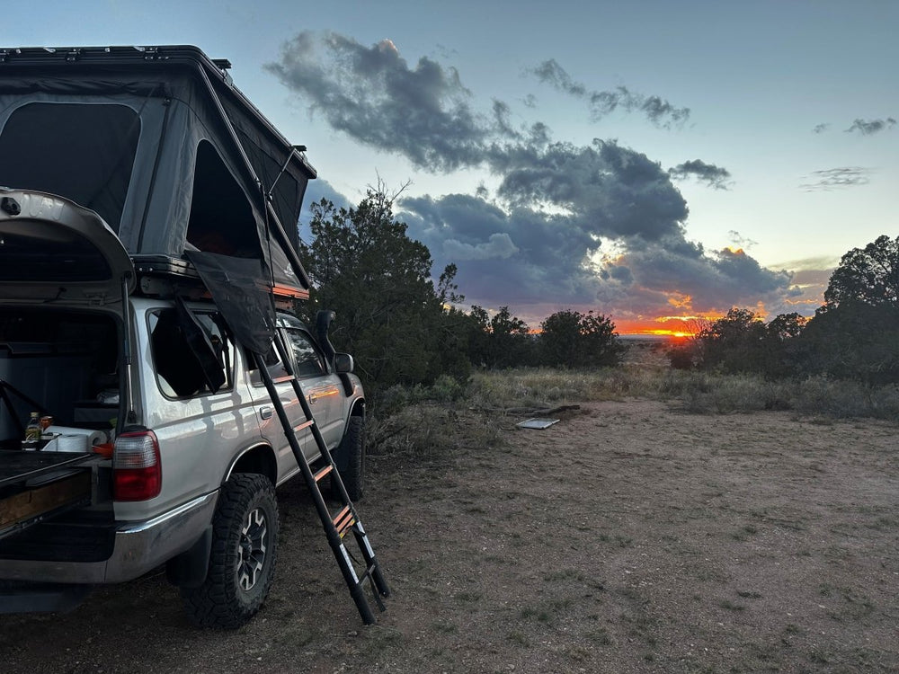 Tuff Stuff Overland Alpine SixtyOne Aluminum Shell Rooftop Tent TS-1-1900BLK
