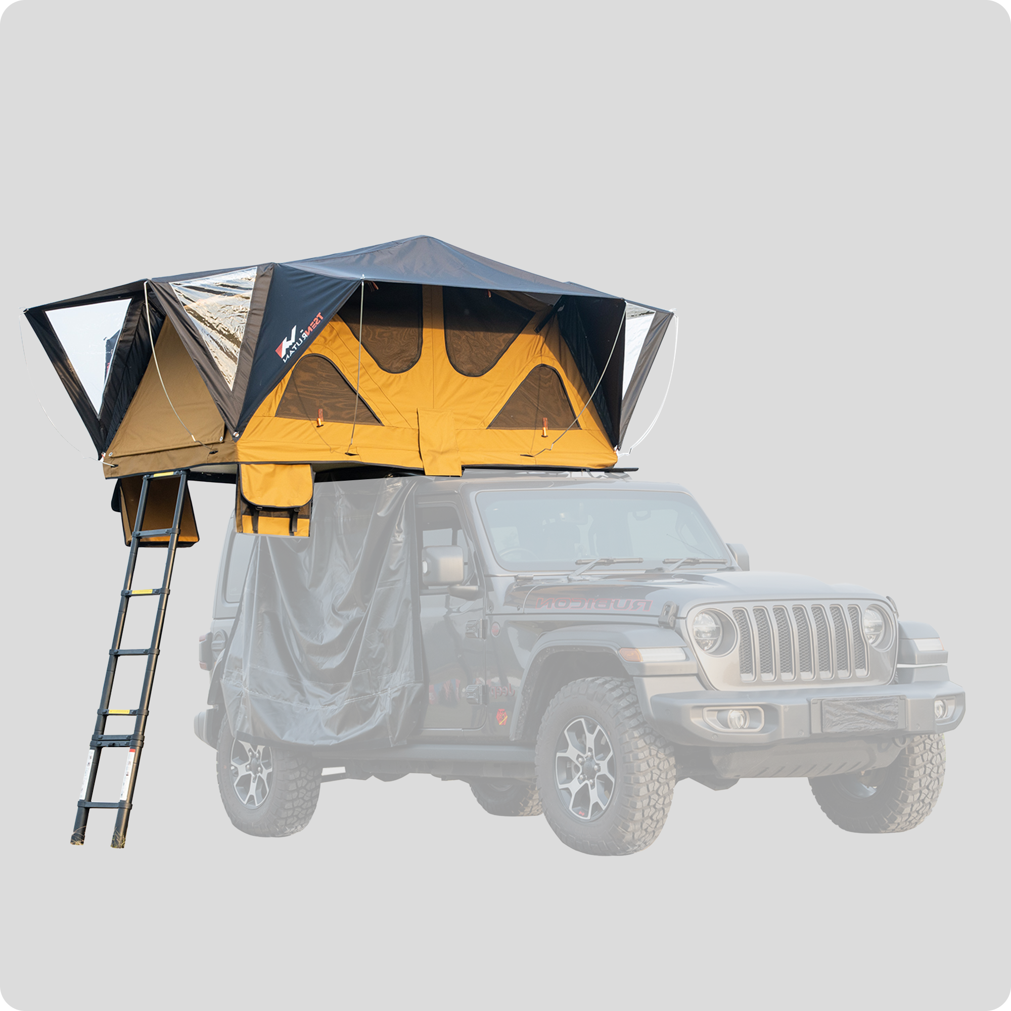 Naturnest Andromeda Roof Top Tent Soft Shell Khaki