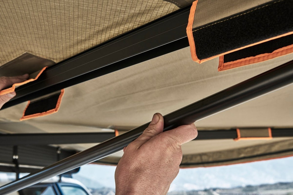 Tuff Stuff Overland Awning, 270 Degree, Compact, Driver Side, Kit TS-AWN-270-4D-KIT