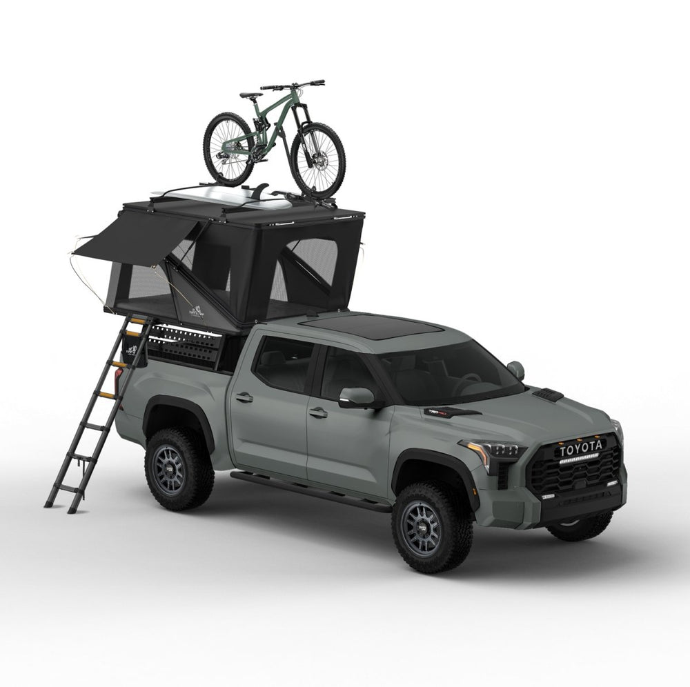 Tuff Stuff Overland Alpine SixtyOne Aluminum Shell Rooftop Tent TS-1-1900BLK