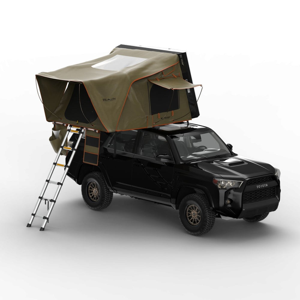 Tuff Stuff Overland Stealth Black Ops Series Aluminum Shell RTT, Black TS-RTT-STLTH
