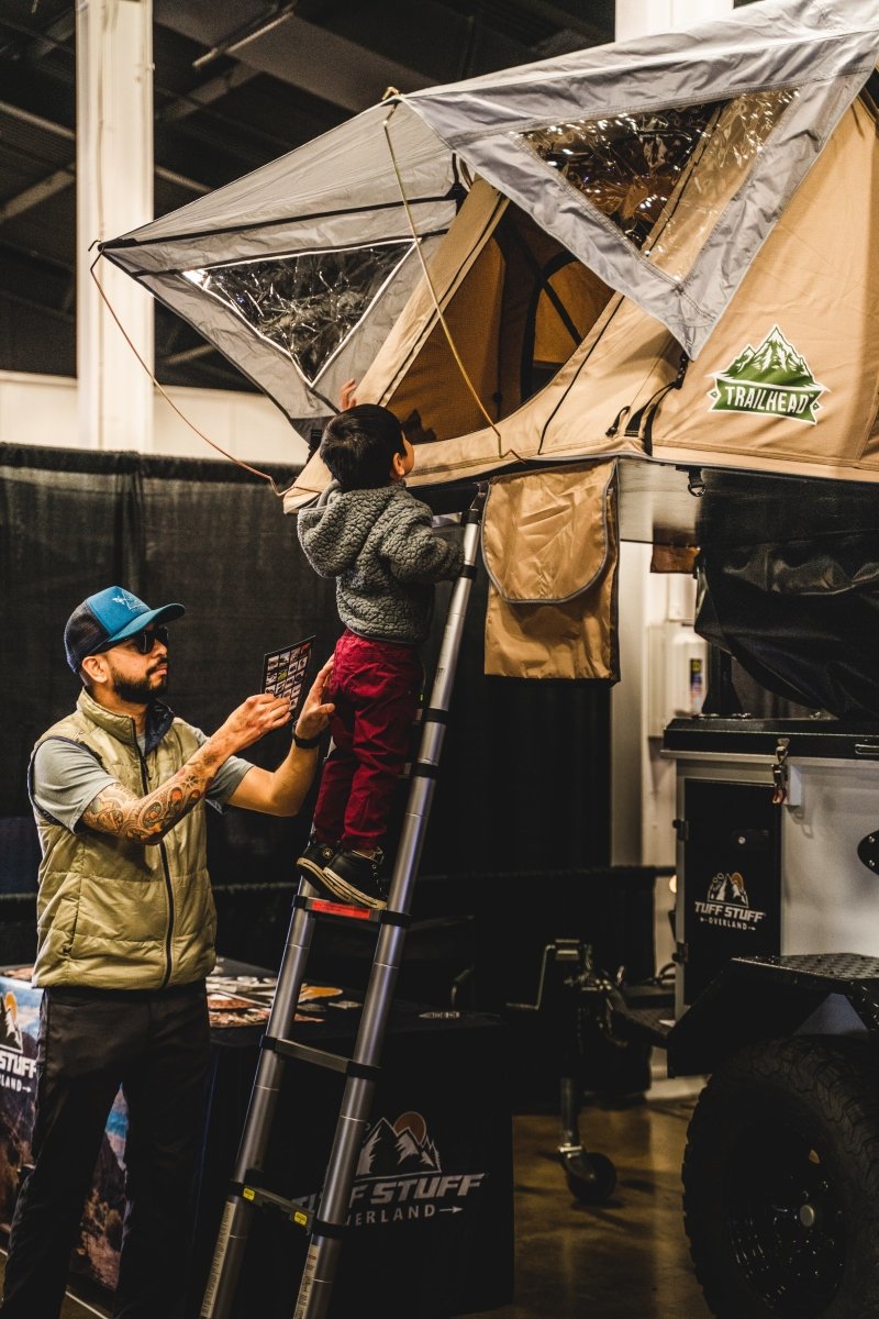Tuff Stuff Overland Trailhead Rooftop Tent, 2 Person TS-RTT-TRAILHEAD